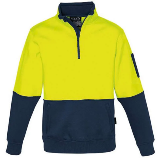 Picture of Syzmik Unisex Hi Vis Half Zip Pullover